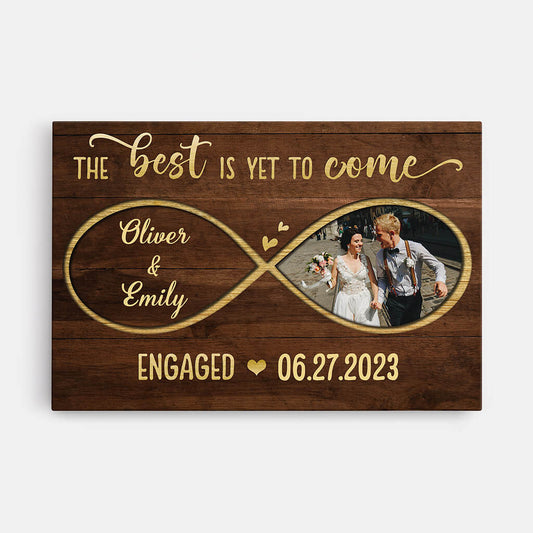 1108CUS1 Personalized Canvas Gifts Wedding Couple