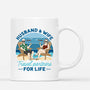1116MUS1 Personalized Mugs Gifts Beach Travel Husband Wife Couple