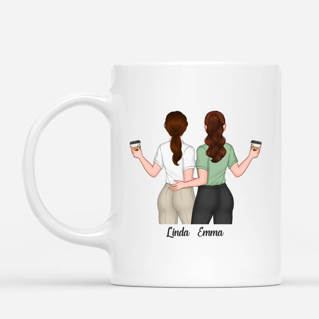 1125MUS2 Personalized Mugs Gifts Laughter Friends Colleagues Coworkers