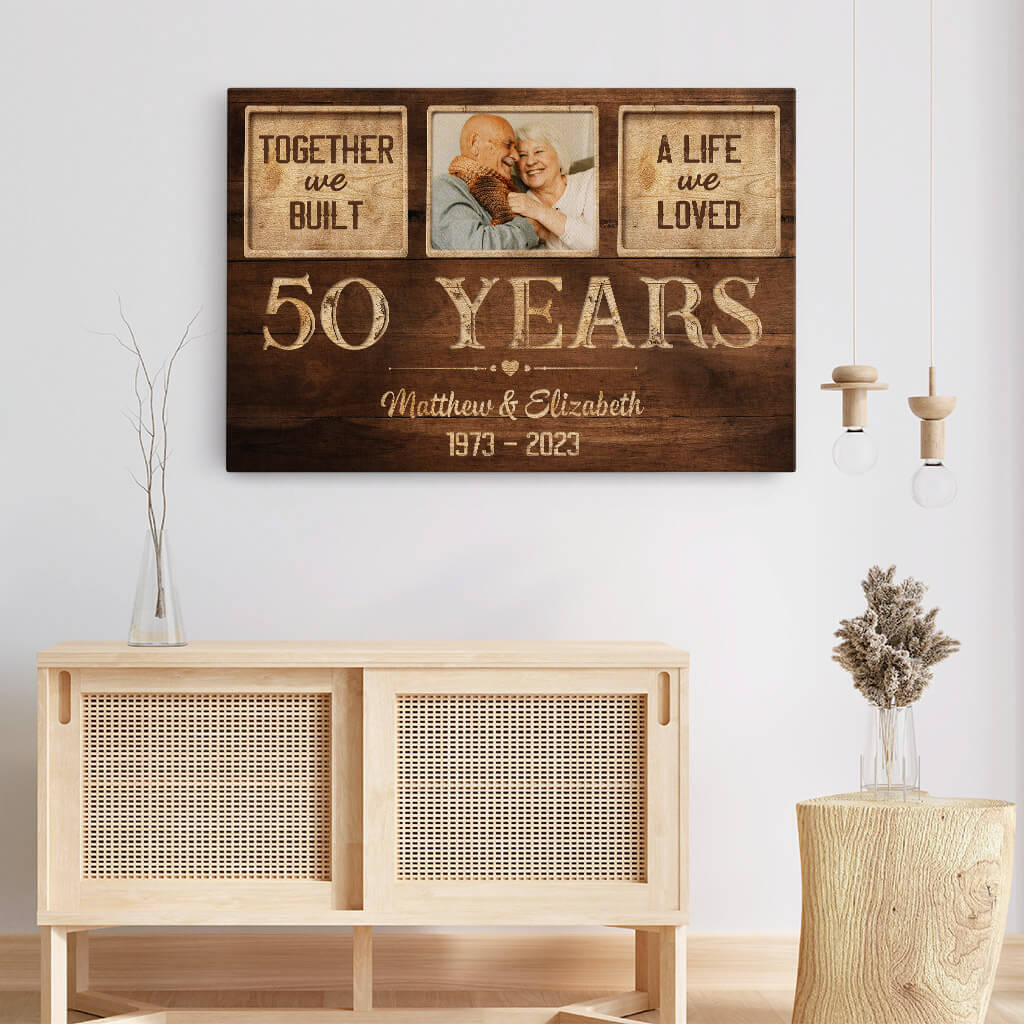 1131CUS3 Personalized Canvas Gifts Life Couples