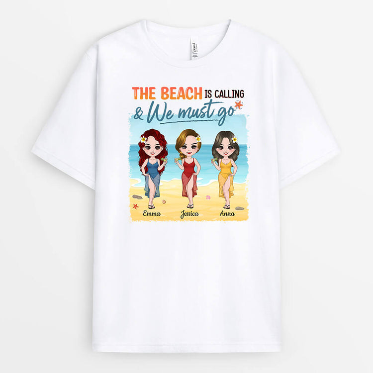 Personalized Beach Is Calling We Must Go T-Shirt