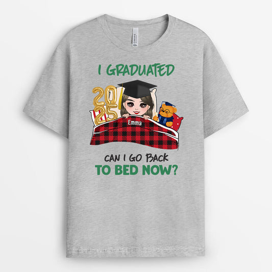 1134AUS2 Personalized T Shirts Gifts Graduated Bed Graduates Friends_673ddce1 6cfd 4893 86c7 867298bb68d1