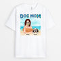 1136AUS2 Personalized T Shirts Gifts Beach Dog Mom DogLovers