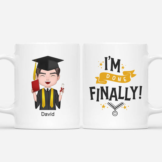 1137MUS1 Personalized Mugs Gifts Done Graduates Copy