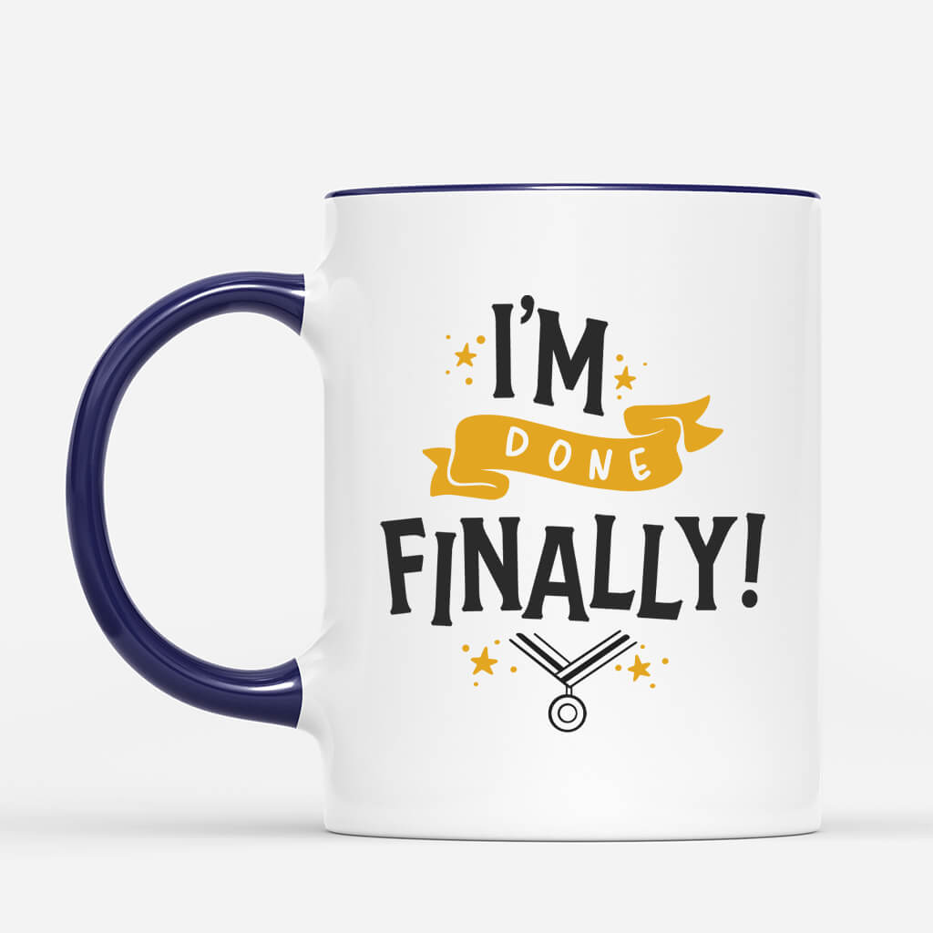1137MUS3 Personalized Mugs Gifts Done Graduates