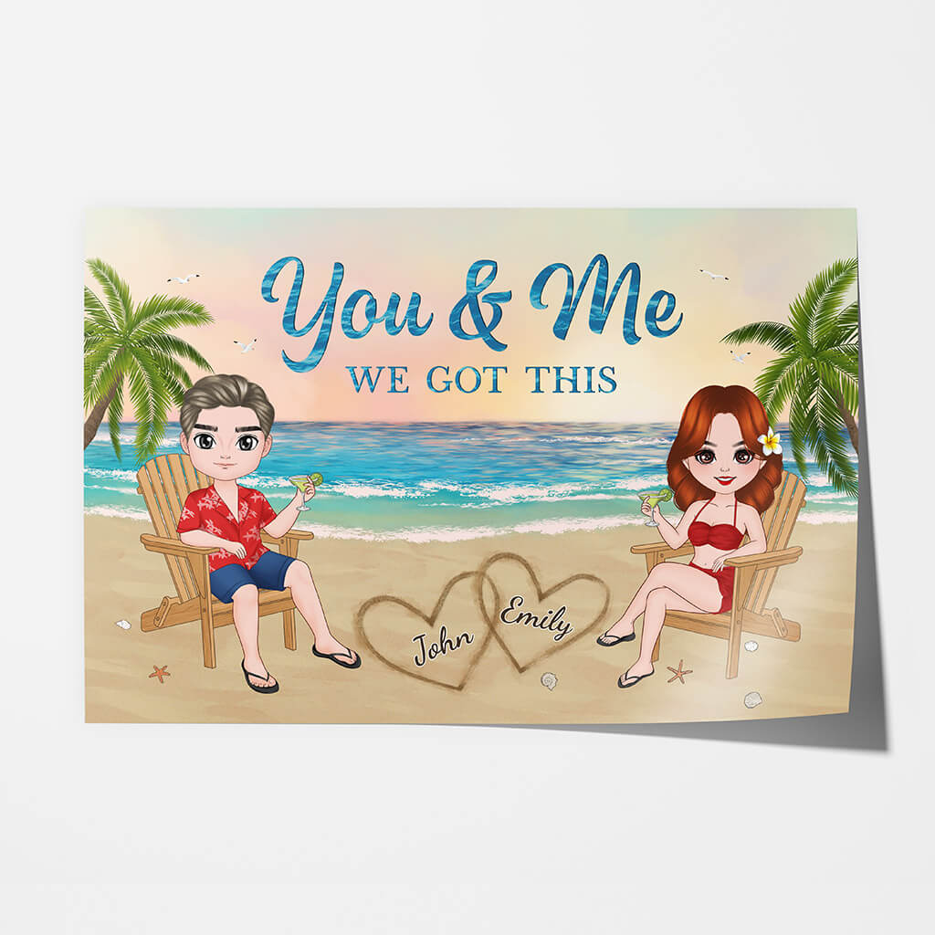 1143SUS1 Personalized Posters Gifts You Me Couple