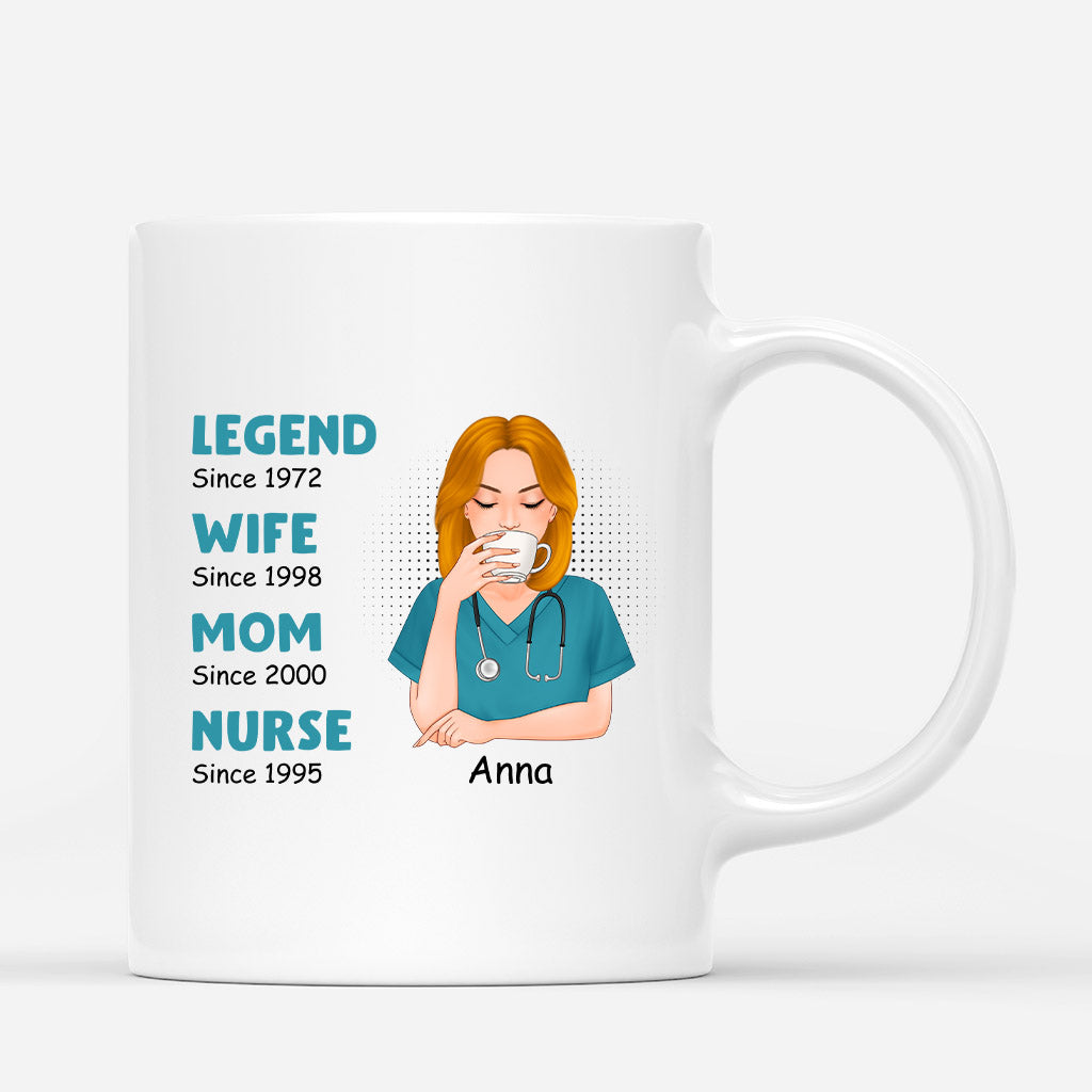 1145MUS1 Personalized Mug Gifts Awesome Nurse Mom Her