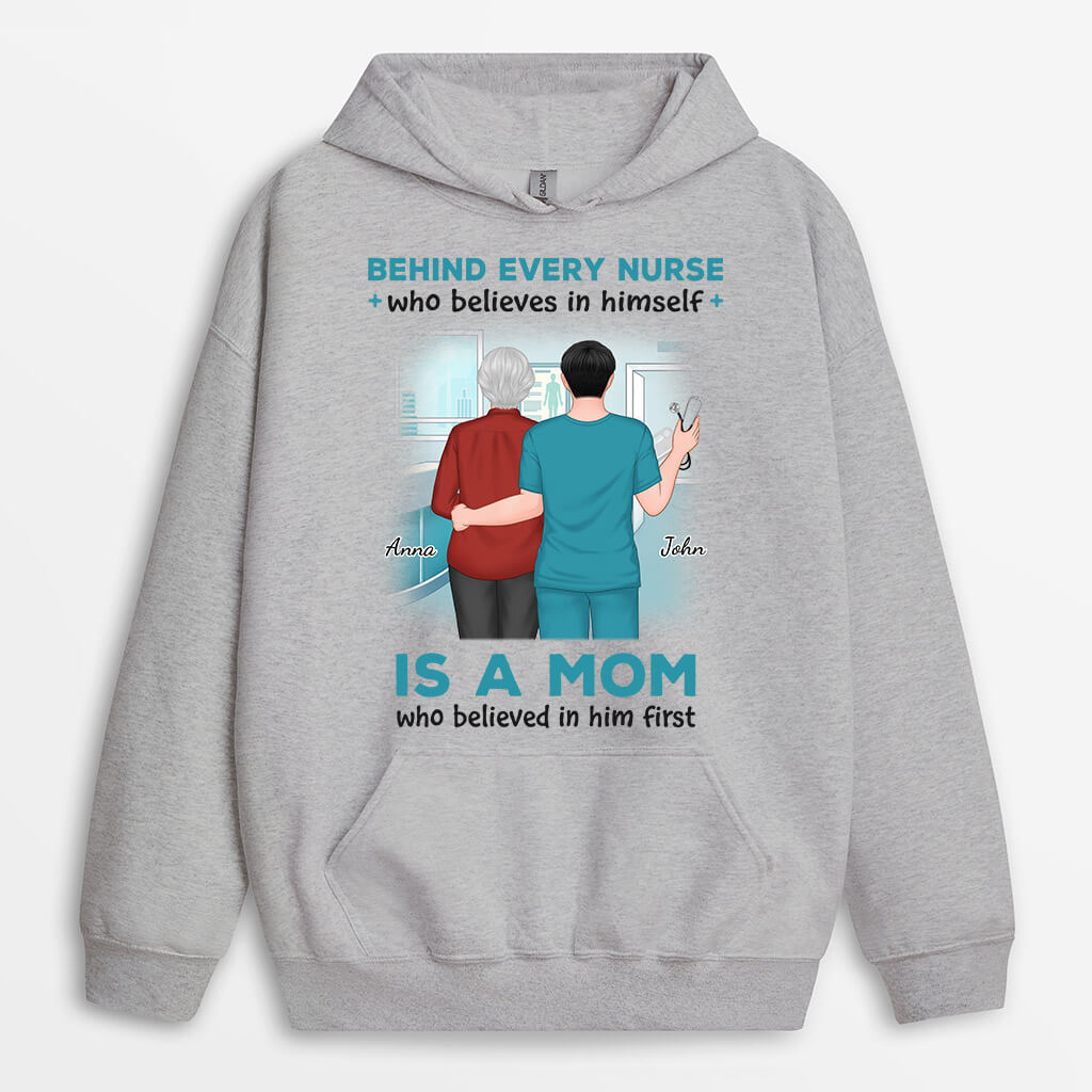 1146HUS1 Personalized Hoodies Gifts Nurse Mom Her