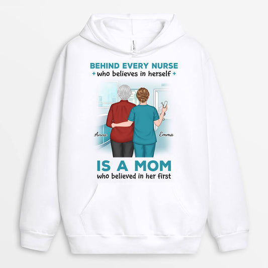 1146HUS2 Personalized Hoodies Gifts Nurse Mom Her