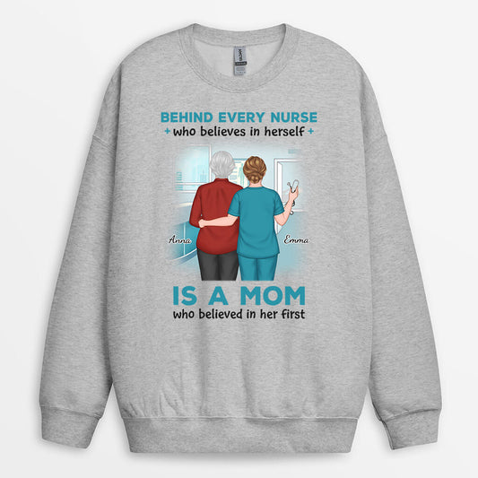 1146WUS2 Personalized Sweatshirts Gifts Nurse Mom Her