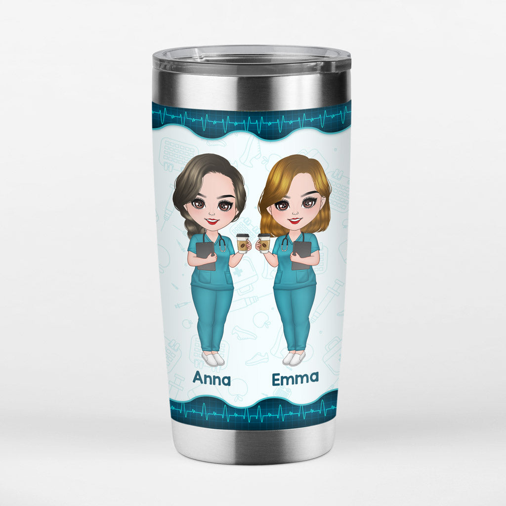1147TUS2 Personalized Tumblers Gifts Nurse Friends