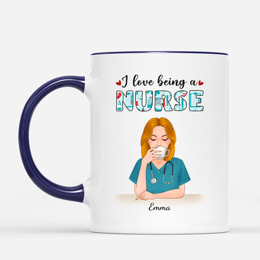 1149MUS2 Personalized Mugs Gifts Nurse