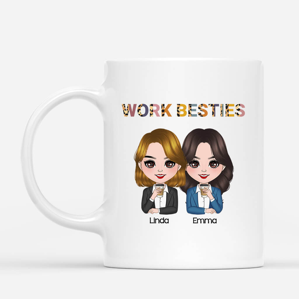 1154MUS2 Personalized Mugs Gifts Punch Colleagues Coworkers