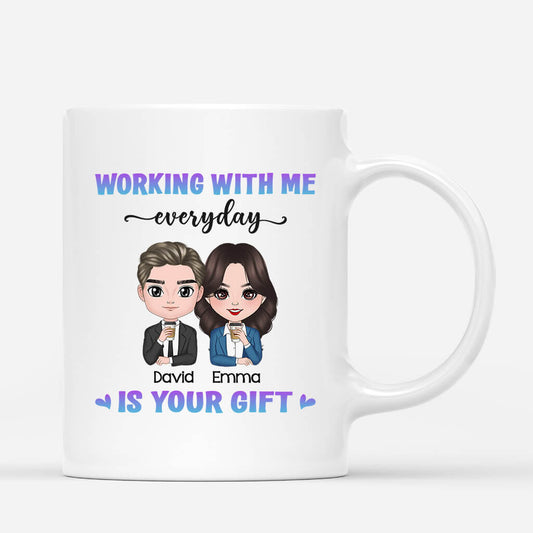 1157MUS1 Personalized Mug Gifts Working Gift Coworkers