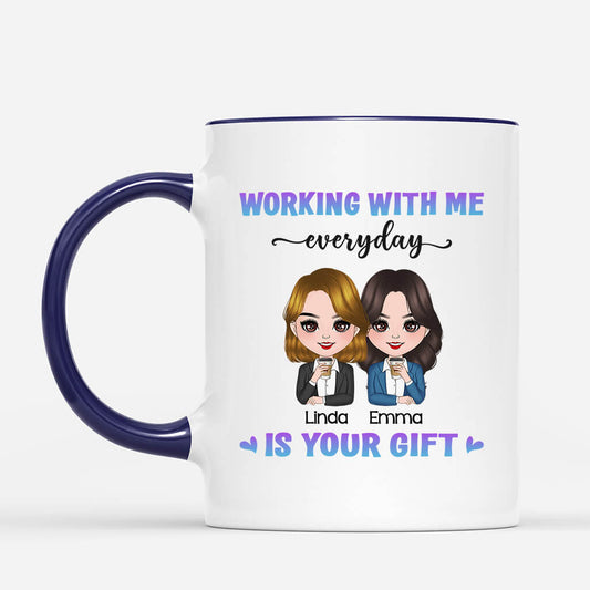 1157MUS2 Personalized Mug Gifts Working Gift Coworkers