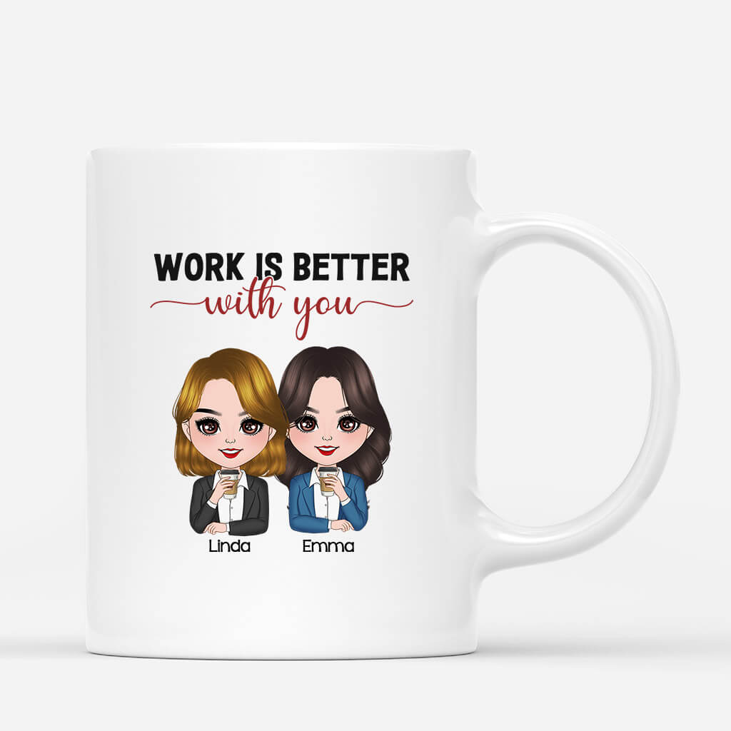 1158MUS1 Personalised Mug Gifts Work Coworkers