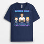 1160AUS1 T Shirt Gifts Gaming Dad