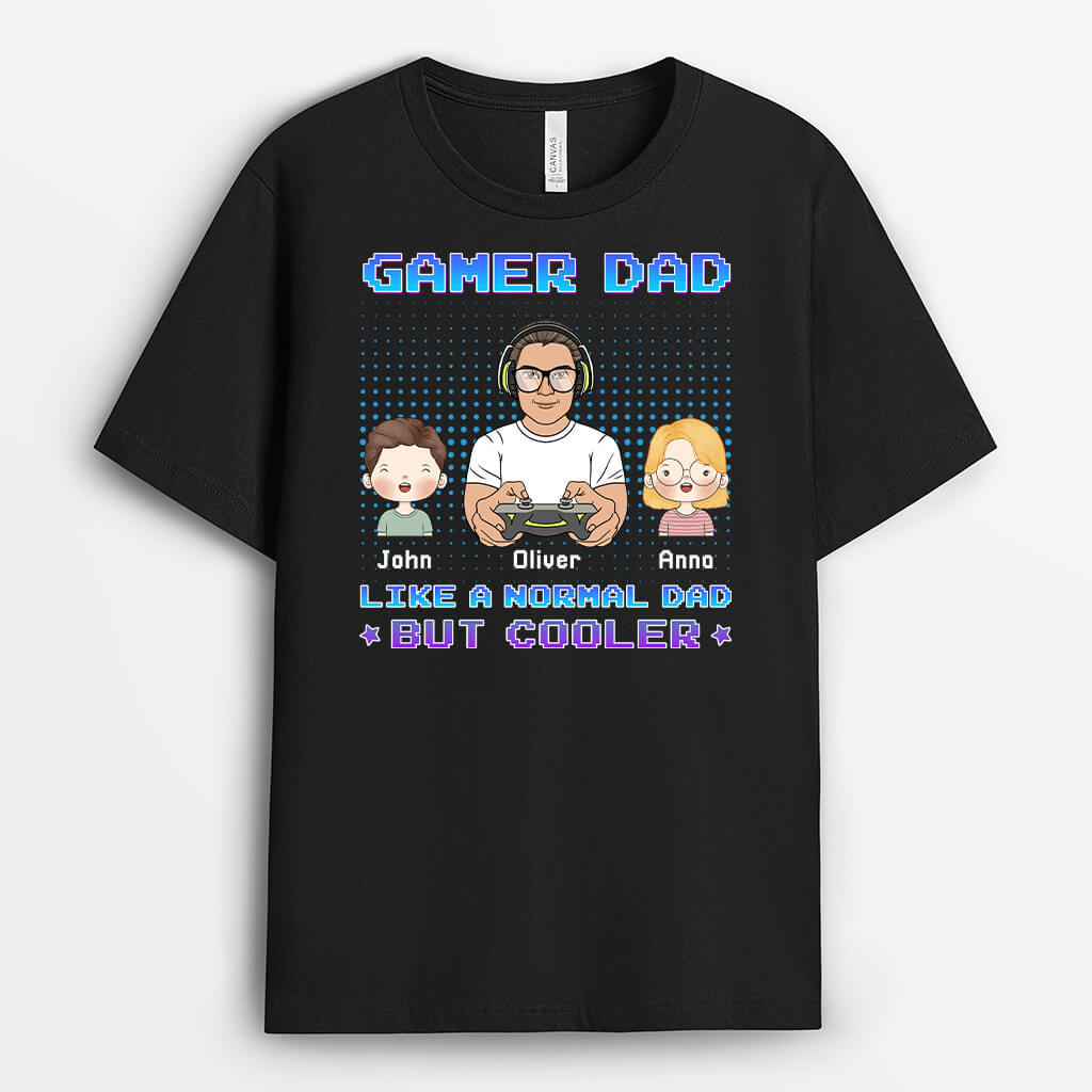 1160AUS2 T Shirt Gifts Gaming Dad