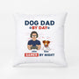 1161PUS1 Personalized Pillows Gifts Gaming Dad DogLover