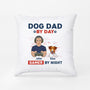 1161PUS2 Personalized Pillows Gifts Gaming Dad DogLover