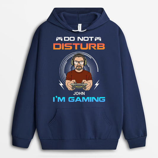 1162HUS1 Personalized Hoodies Gifts Disturb Gaming Him