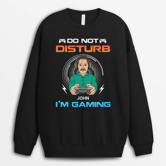 1162WUS2 Personalized Sweatshirt Gifts Disturb Gaming Him