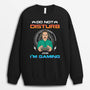 1162WUS2 Personalized Sweatshirt Gifts Disturb Gaming Him