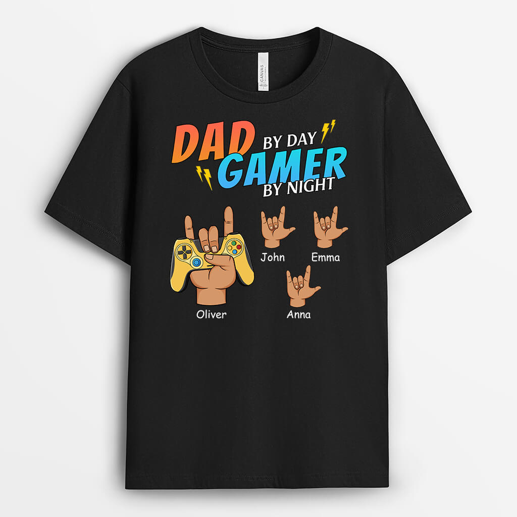 1163AUS2 Personalized T Shirt Gifts Game Dad
