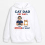 1164HUS2 Personalized Hoodies Gifts Game Dad CatLover