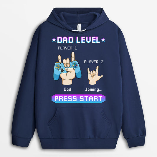 1166HUS1 Personalized Hoodies Gifts Start Dad