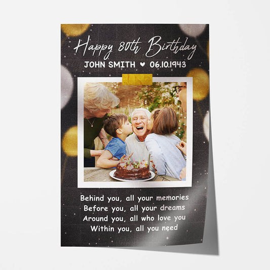 1167SUS1 Personalized Posters Gifts Birthday Gifts Grandparents