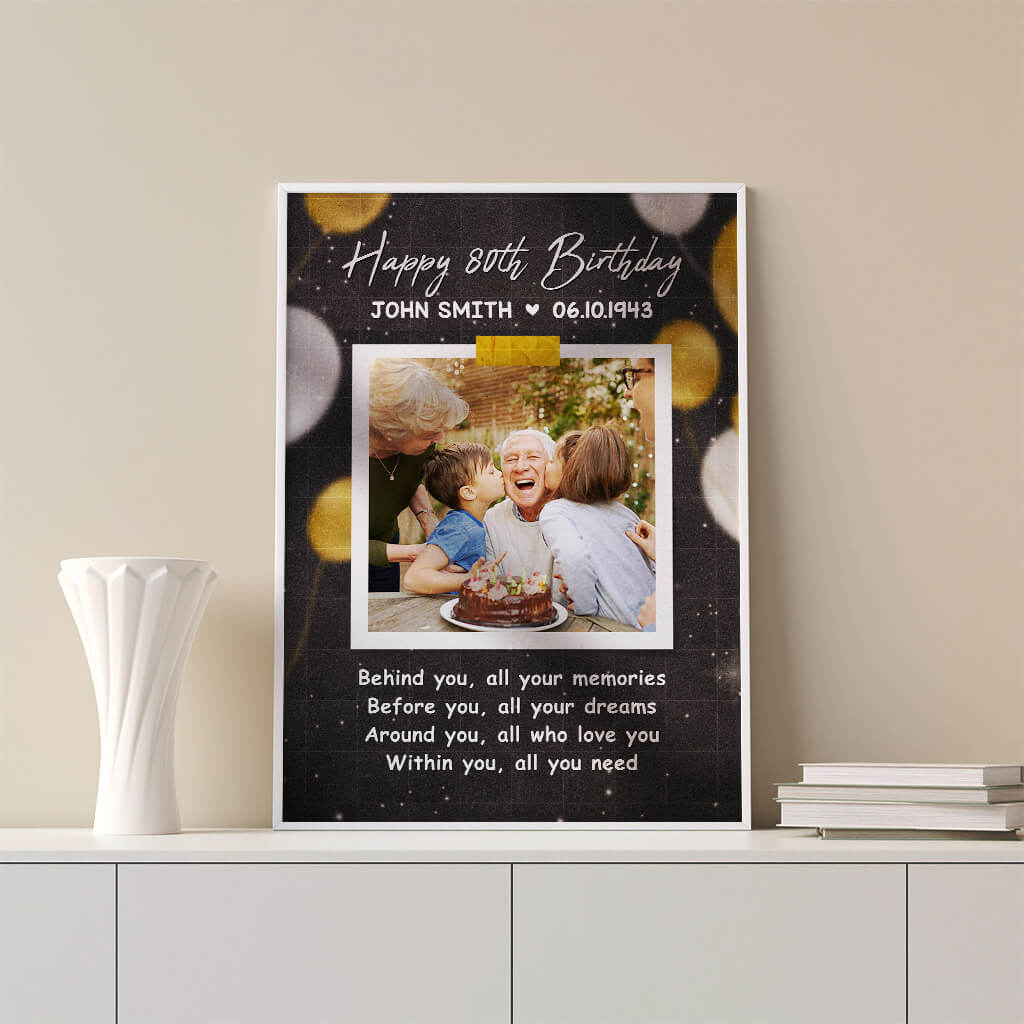 1167SUS3 Personalized Posters Gifts Birthday Gifts Grandparents