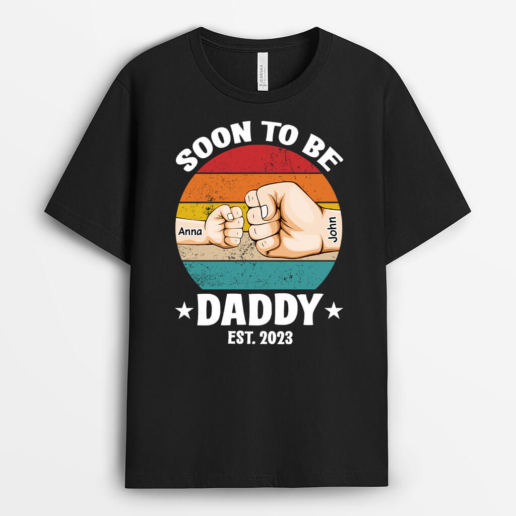 1170AUS1 Personalized T Shirts Gifts Soon Dad