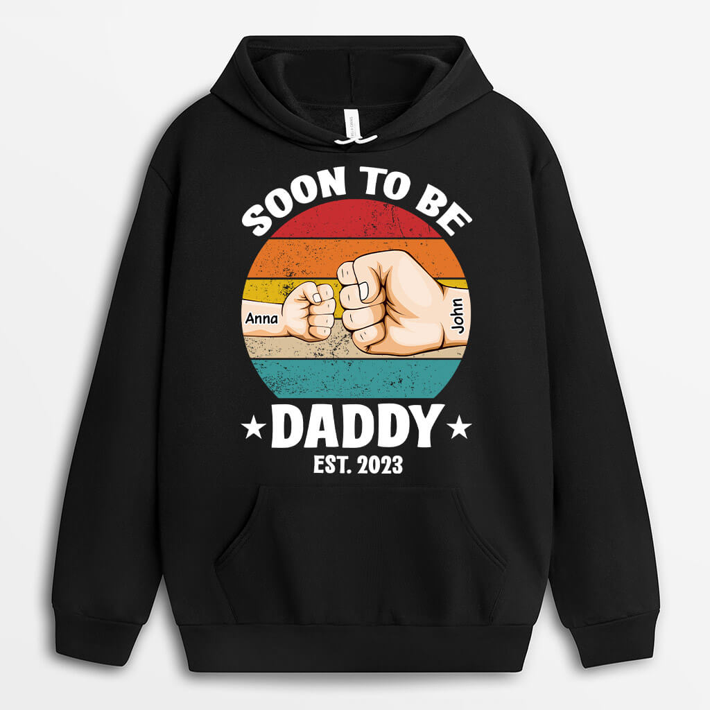 1170HUS1 Personalized Hoodie Gifts Soon Dad