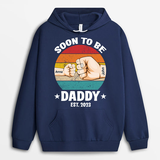 1170HUS2 Personalized Hoodie Gifts Soon Dad