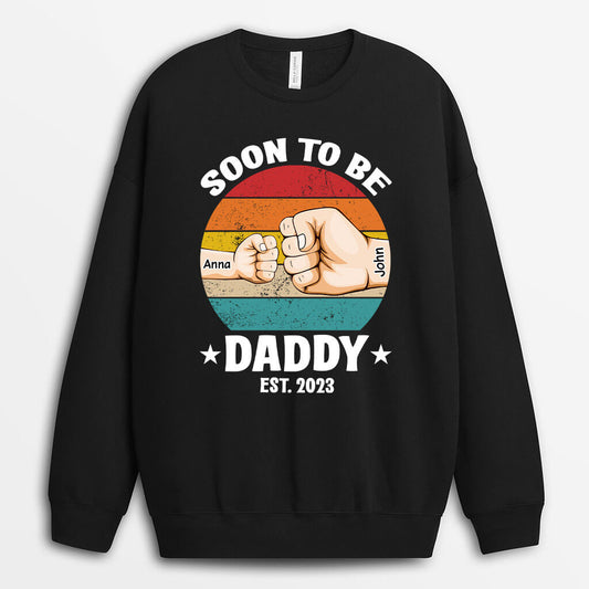 1170WUS1 Personalized Sweatshirt Gifts Soon Dad