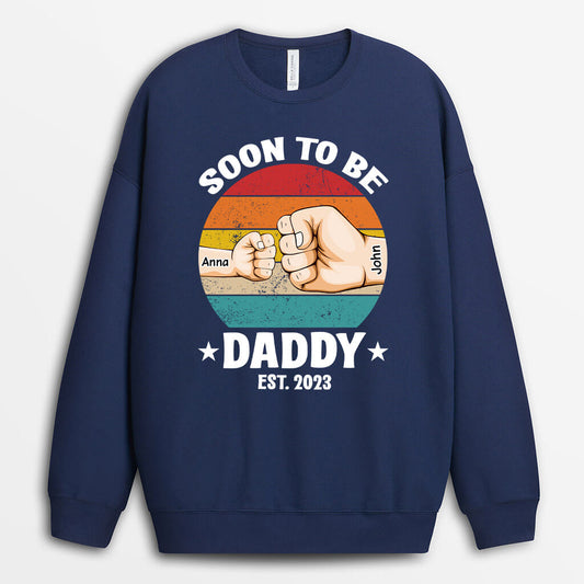 1170WUS2 Personalized Sweatshirt Gifts Soon Dad
