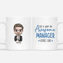 1171MUS1 Personalized Mugs Gifts Awesome Manager