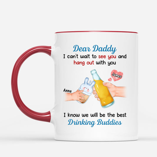 1177MUS2 Personalized Mugs Gifts Wait Meet Dad