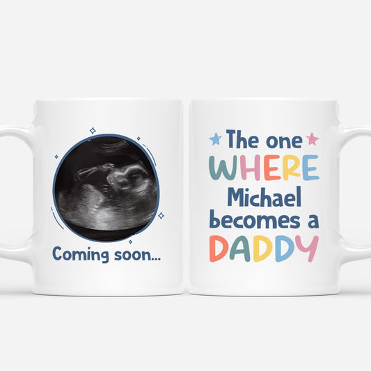 1180MUS1 Personalized Mugs Gifts Become Dad