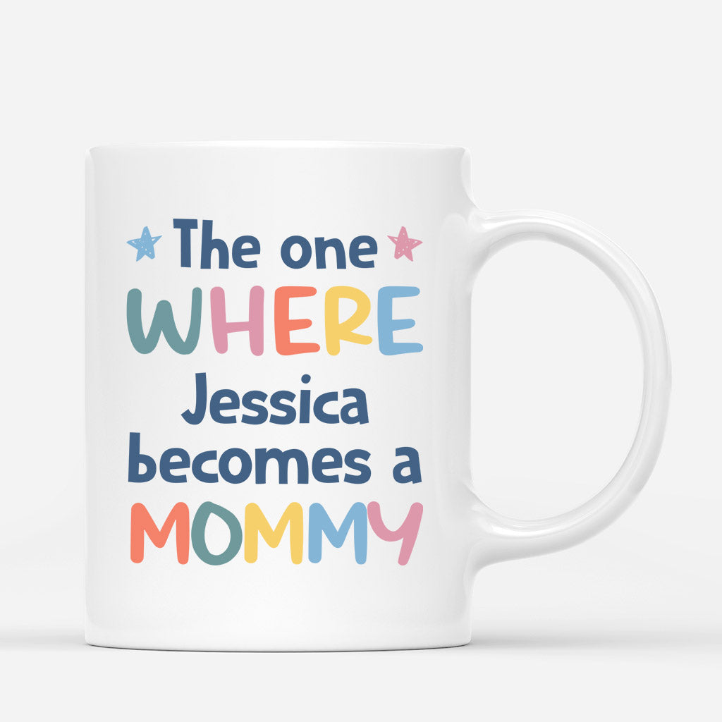 1180MUS3 Personalized Mugs Gifts Become Dad