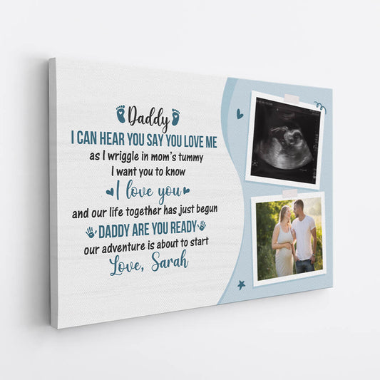 1182CUS2 Personalized Canvas Gifts Ready Dad
