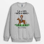 1184WUS1 Personalized Sweatshirt Gifts Life Better PetLovers