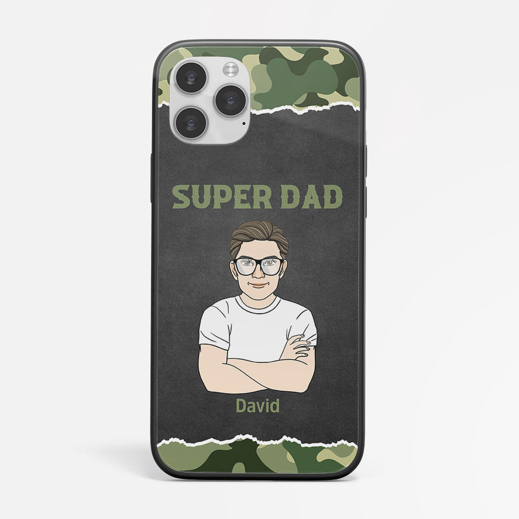 1192FUS1 Personalized Phone Cases Gifts Super Dad