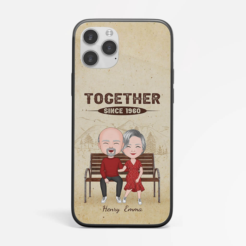 1197FUS2 Personalized Phone Cases Gifts Together Grandparents Couples