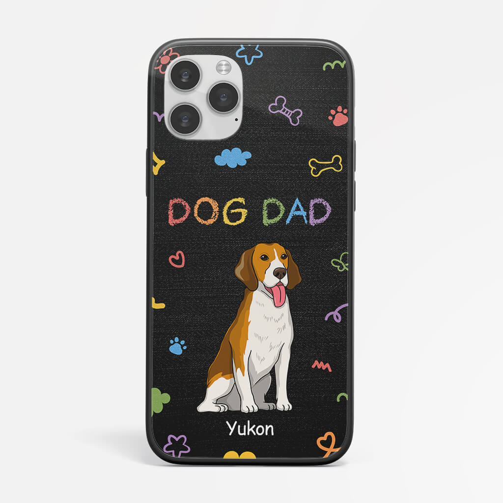 1201FUS2 Personalized Phone Case Gifts Hi Dog Lovers