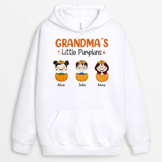 1213HUS1 Personalized Hoodies Gifts Pumpkin Grandma