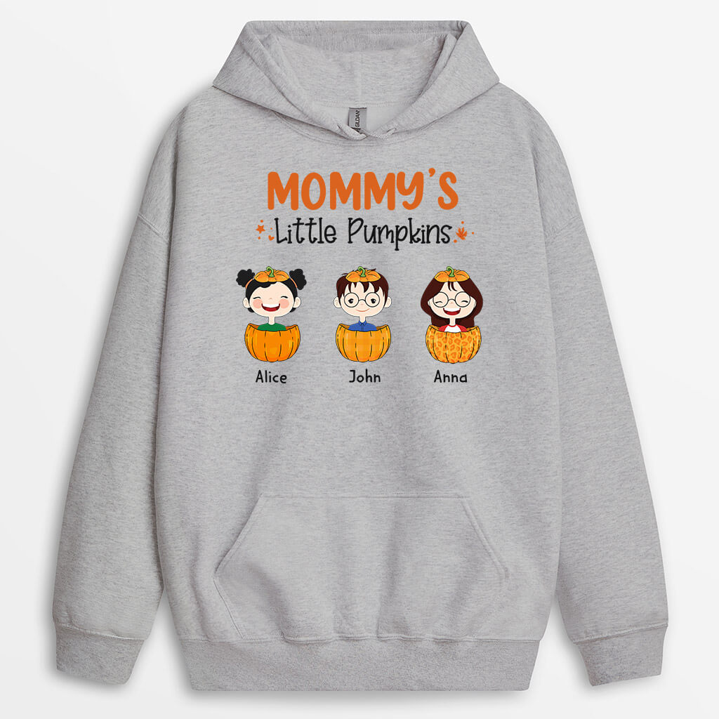 1213HUS2 Personalized Hoodies Gifts Pumpkin Grandma