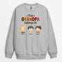 1215WUS2 Personalized Sweatshirt Gifts Fall Belongs Grandpa Dad