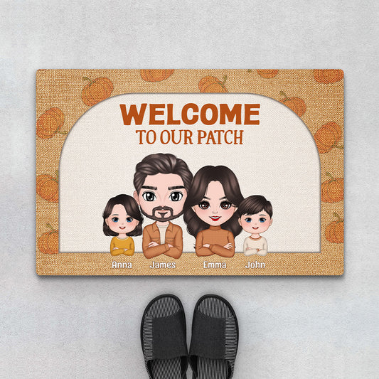1217DUS1 Personalized Door Mat Gifts Welcome Family_03bdd952 57c4 4e6f a3de c62823dc2054